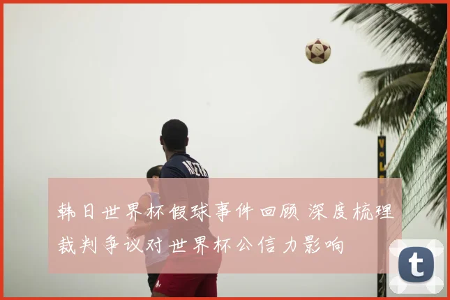 韩日世界杯假球事件回顾 深度梳理裁判争议对世界杯公信力影响